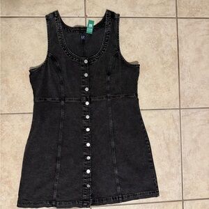 GAP Charcoal Denim Dress